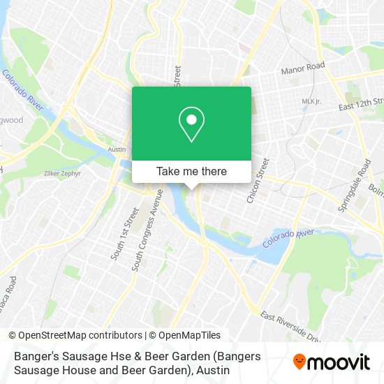 Mapa de Banger's Sausage Hse & Beer Garden (Bangers Sausage House and Beer Garden)