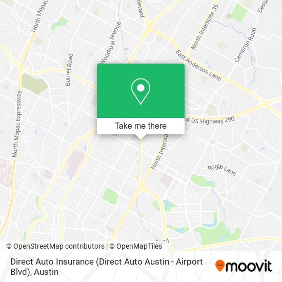 Direct Auto Insurance (Direct Auto Austin - Airport Blvd) map