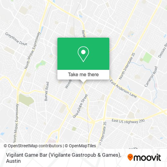 Mapa de Vigilant Game Bar (Vigilante Gastropub & Games)