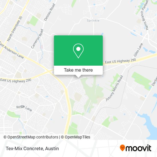 Tex-Mix Concrete map