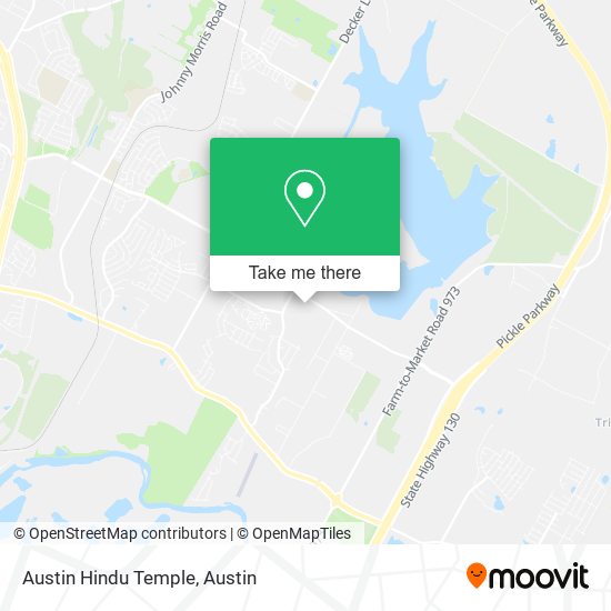 Mapa de Austin Hindu Temple
