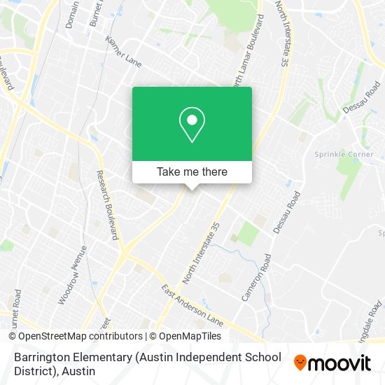 Mapa de Barrington Elementary (Austin Independent School District)