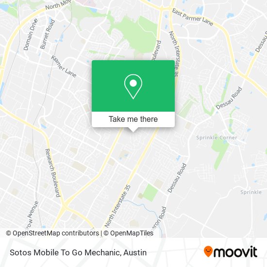 Mapa de Sotos Mobile To Go Mechanic