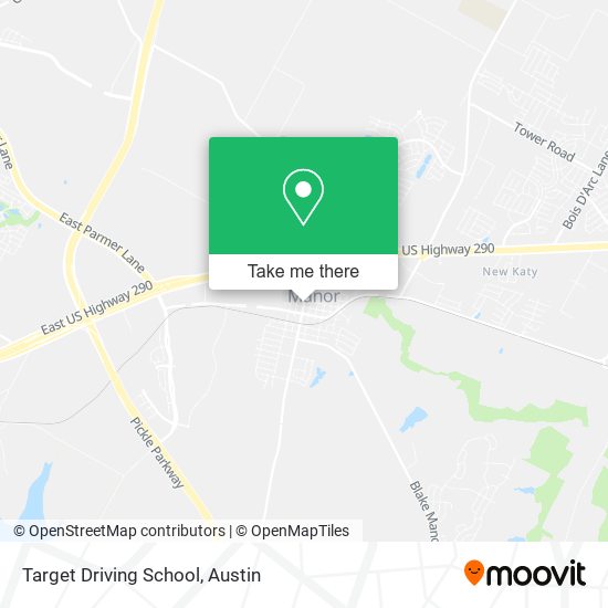 Mapa de Target Driving School
