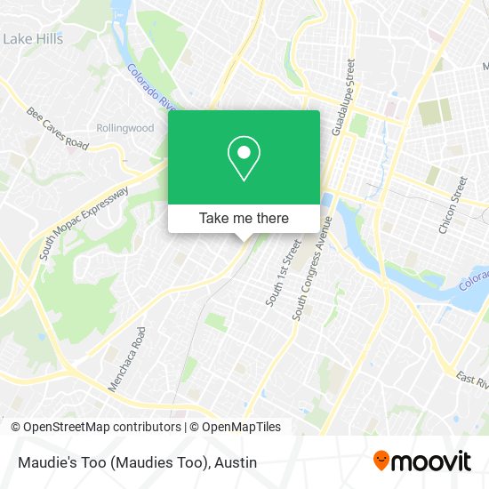 Maudie's Too (Maudies Too) map