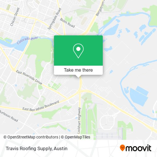 Mapa de Travis Roofing Supply