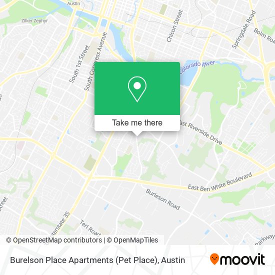 Burelson Place Apartments (Pet Place) map