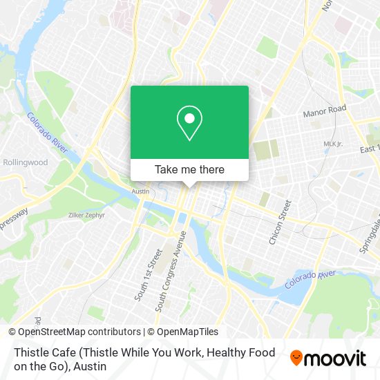 Mapa de Thistle Cafe (Thistle While You Work, Healthy Food on the Go)