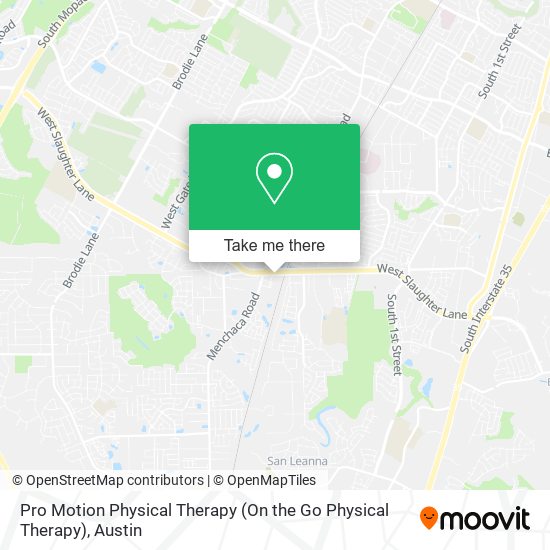 Pro Motion Physical Therapy (On the Go Physical Therapy) map