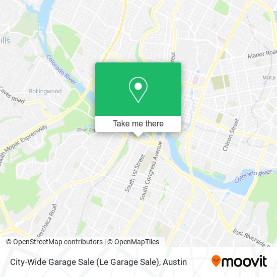 City-Wide Garage Sale (Le Garage Sale) map