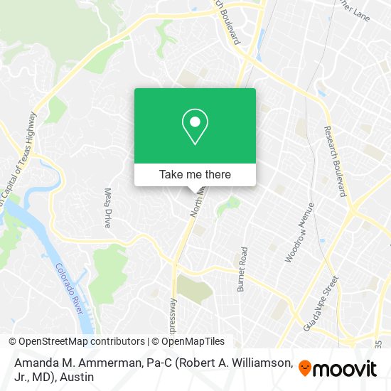 Amanda M. Ammerman, Pa-C (Robert A. Williamson, Jr., MD) map