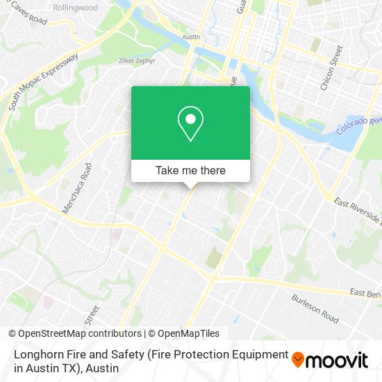 Mapa de Longhorn Fire and Safety (Fire Protection Equipment in Austin TX)