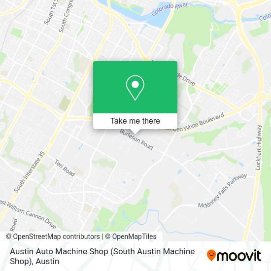 Austin Auto Machine Shop map
