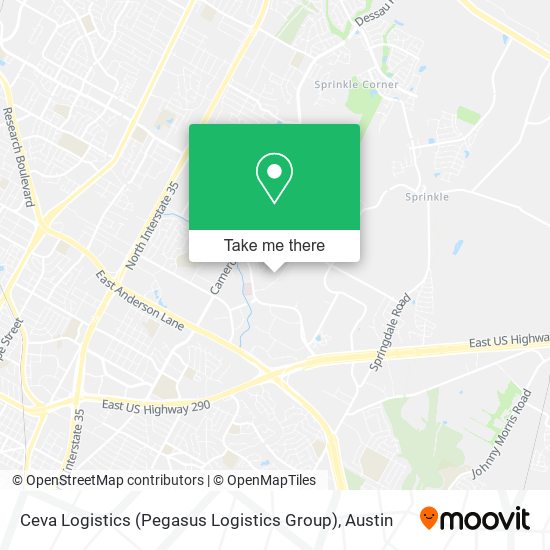 Mapa de Ceva Logistics (Pegasus Logistics Group)