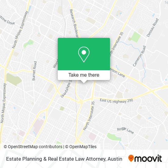 Estate Planning & Real Estate Law Attorney map