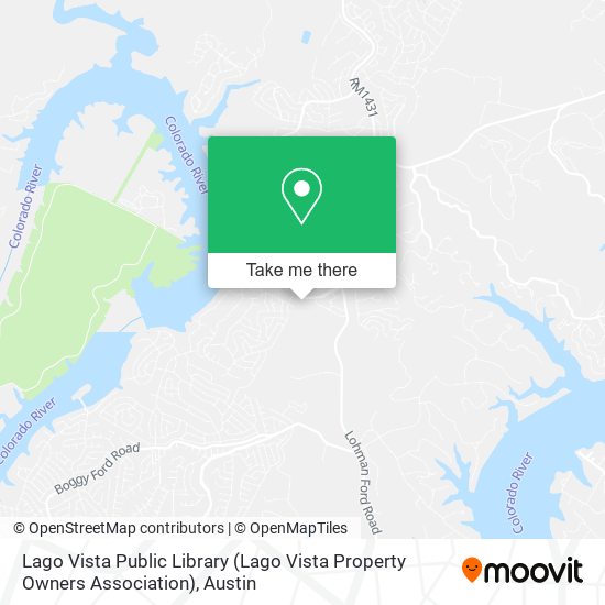 Lago Vista Public Library (Lago Vista Property Owners Association) map