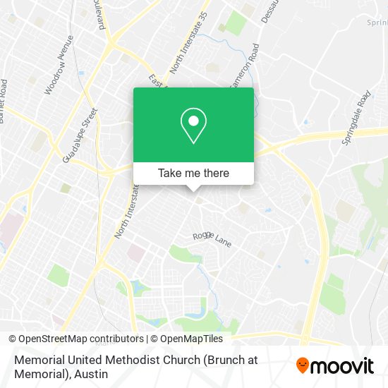 Mapa de Memorial United Methodist Church (Brunch at Memorial)