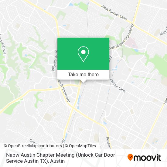 Mapa de Napw Austin Chapter Meeting (Unlock Car Door Service Austin TX)