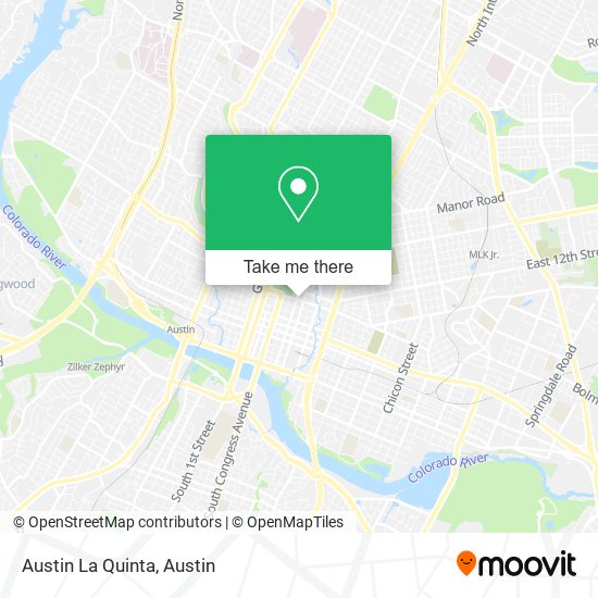 Austin La Quinta map