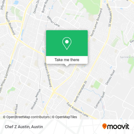 Mapa de Chef Z Austin