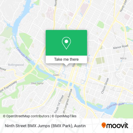 Mapa de Ninth Street BMX Jumps (BMX Park)