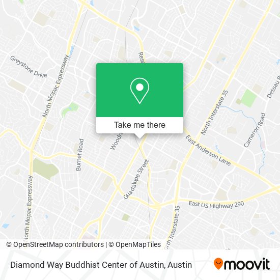 Mapa de Diamond Way Buddhist Center of Austin