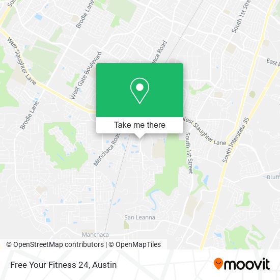 Free Your Fitness 24 map