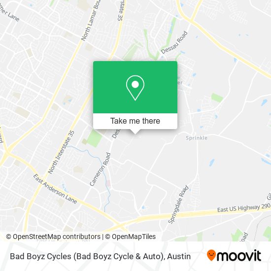 Mapa de Bad Boyz Cycles (Bad Boyz Cycle & Auto)