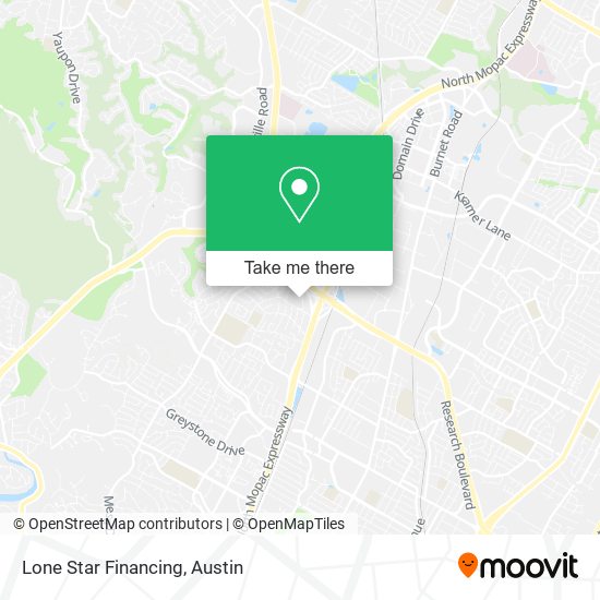 Lone Star Financing map