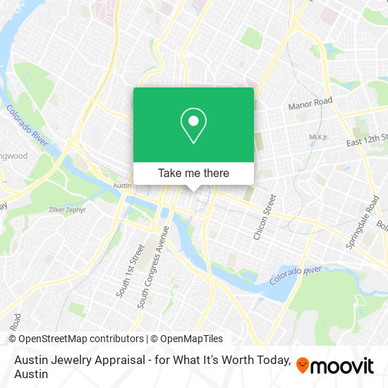 Mapa de Austin Jewelry Appraisal - for What It's Worth Today