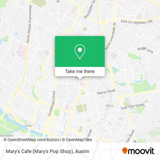 Mapa de Mary's Cafe (Mary's Pop Shop)