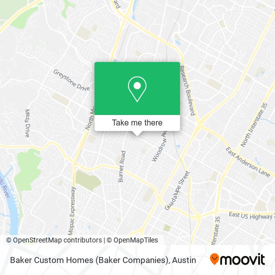 Mapa de Baker Custom Homes (Baker Companies)