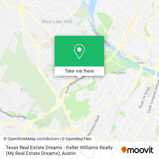 Texas Real Estate Dreams - Keller Williams Realty (My Real Estate Dreams) map