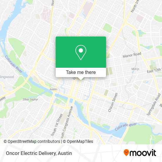 Mapa de Oncor Electric Delivery