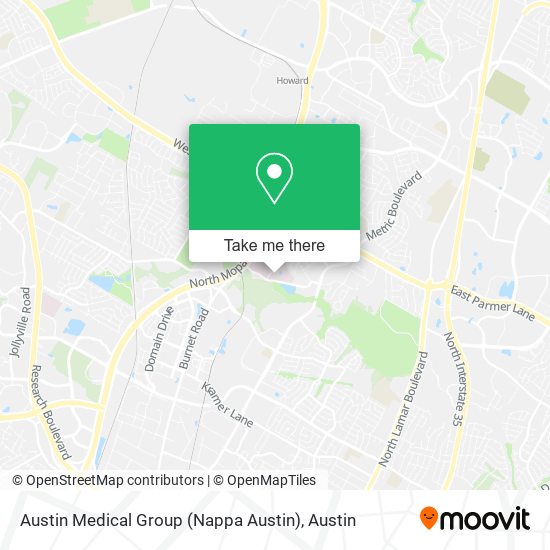 Mapa de Austin Medical Group (Nappa Austin)