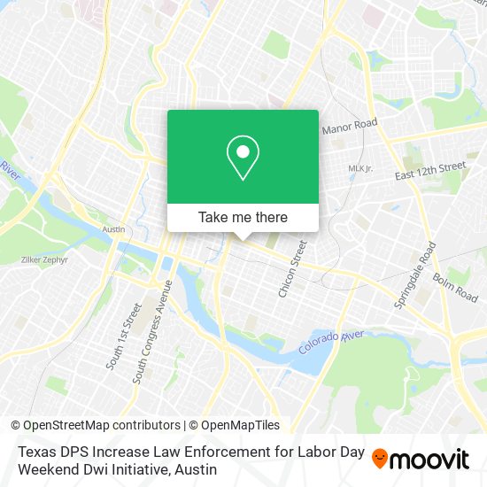 Mapa de Texas DPS Increase Law Enforcement for Labor Day Weekend Dwi Initiative