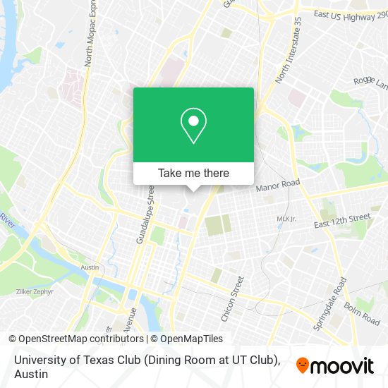 University of Texas Club (Dining Room at UT Club) map
