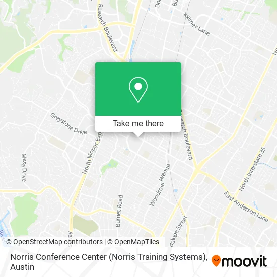 Mapa de Norris Conference Center (Norris Training Systems)