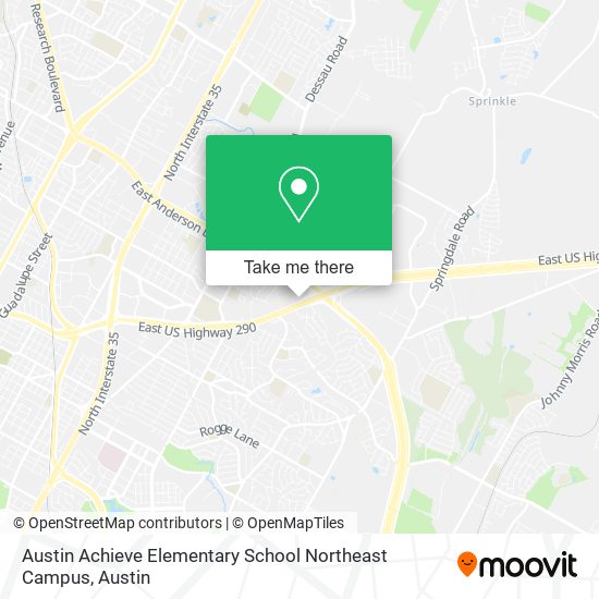 Mapa de Austin Achieve Elementary School Northeast Campus