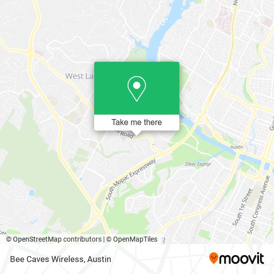 Mapa de Bee Caves Wireless