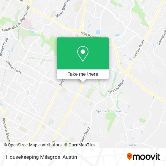 Housekeeping Milagros map