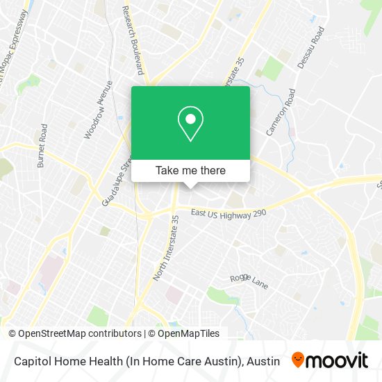 Capitol Home Health (In Home Care Austin) map