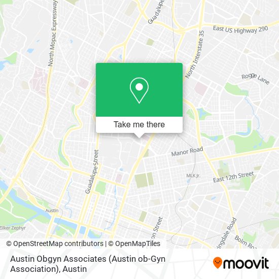 Mapa de Austin Obgyn Associates (Austin ob-Gyn Association)