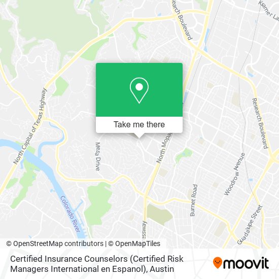 Certified Insurance Counselors (Certified Risk Managers International en Espanol) map