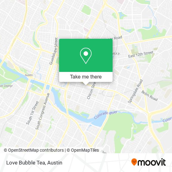 Mapa de Love Bubble Tea