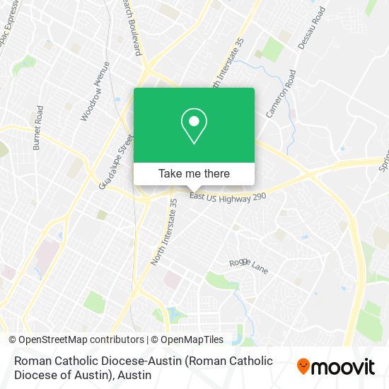 Mapa de Roman Catholic Diocese-Austin