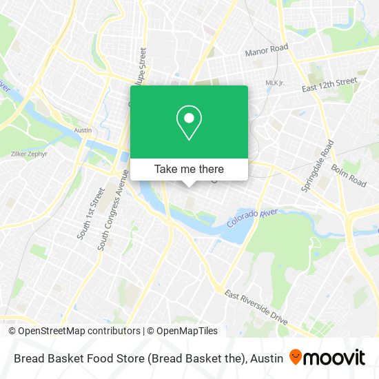 Bread Basket Food Store (Bread Basket the) map