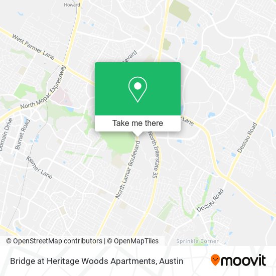 Mapa de Bridge at Heritage Woods Apartments