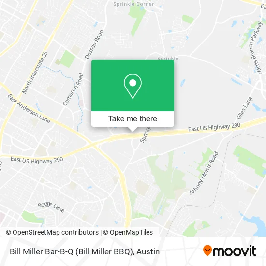 Mapa de Bill Miller Bar-B-Q (Bill Miller BBQ)