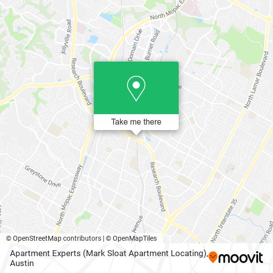 Mapa de Apartment Experts (Mark Sloat Apartment Locating)